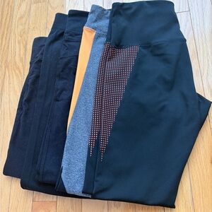 Lady's Black and Gray Legs